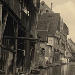 Fischviertel Eine alte Fotografie vom alten Fischerviertel
